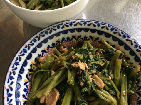 ☆沖縄料理☆ウンチェーバー炒め☆空芯菜炒め☆簡単☆
